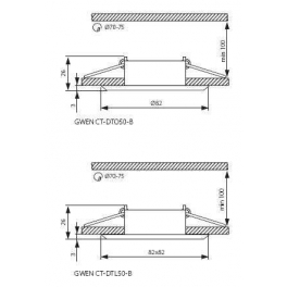 GWEN CT-DTO50-B MR16