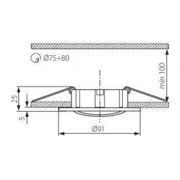 CT-DT050-AB ERODA lámpatest