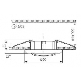 CT-DS050-AB ANAFI lámpatest