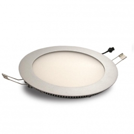 EG LED PANEL 8W NW 800LM satin nickel átm:120 kerek