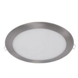 EG LED PANEL 21W NW 2080LM satin nickel átm:225 kerek