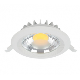 EG RDLCOB ROUND DOWNLIGHT 25W 4000K WHITE