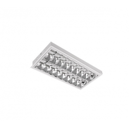 EG LENA-V süllyesztett lámpatest LED fénycsővel (600MM) 2X10W 4000K BM 295x595