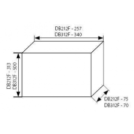DB312F 3X12P/FMD sülly.