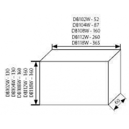 DB104W1X4P/SM kismegszak.burkolat