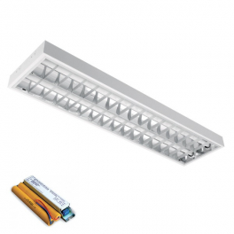 EG LENA-V süllyesztett lámpatest LED fénycsővel (1200MM) 2X18W 6400K BM 1195x295m