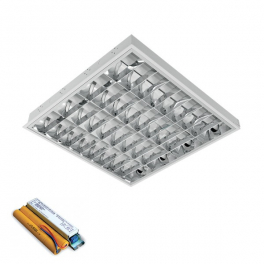 EG LENA-V süllyesztett lámpatest LED fénycsővel (600MM) 4X10W 4000K BM 595x595m