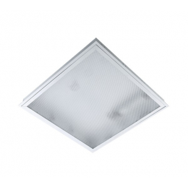 EG Prismatic LED 4x9W 4000K 595X595mm süllyesztett mennyezeti lámpa led fénycsővel