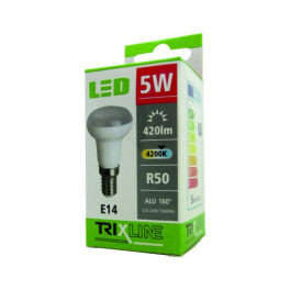 BC TR LED 5W E14 R50 4200K izzó 160° 420LM