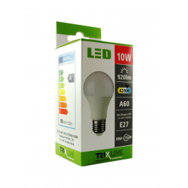 BC TR LED E27 10W A60 4200K gömb izzó 270° 920LM