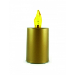 BC 177 LED gyertya arany, lángocska sárga