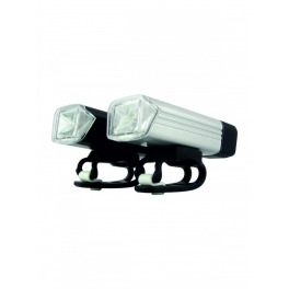 BC TR 238 kerékpár LED lámpa utántöltős 5W 180lm ezüst ház