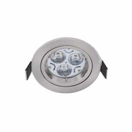 EG 92GUR553WW/SN LED SATÉN NIKKEL ROUND PAR 16 COB 7W spotlámpa