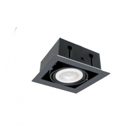 EG QUAD112 12W 230V 2700K 120° sötét szürke lámpatest