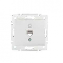 DOMO 01-1390-002 fehér adatcsatlakozó aljzat (RJ45 Cat 5e Jack)