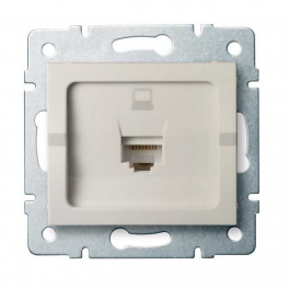 LOGI 02-1390-003 krém adatcsatlakozó aljzat (RJ45 Cat 5e Jack)