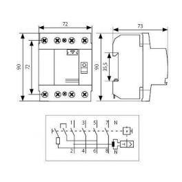 KR6 40A/003/4 4P 30mA  fírelé
