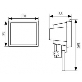 CE-81-W 150Wfeh. reflektor