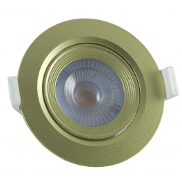 TR 403 3W 270lm 4200K arany kerek spot lámpa 90x45mm