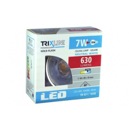TR 421 7W 500lm 4200K bronz négyzet spot lámpa 90x90x45mm