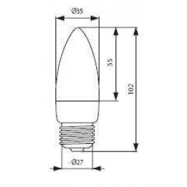 KALI LED36 E27-WW LED diódás fényforrás