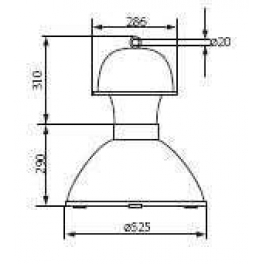 EURO MTH-250-21AL E40 IP54